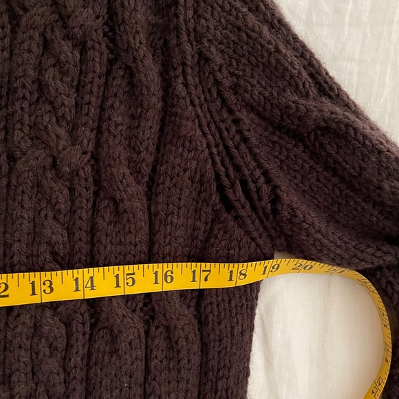 Garnet Hill Long Cardigan 100% wool - Picture 4 of 5